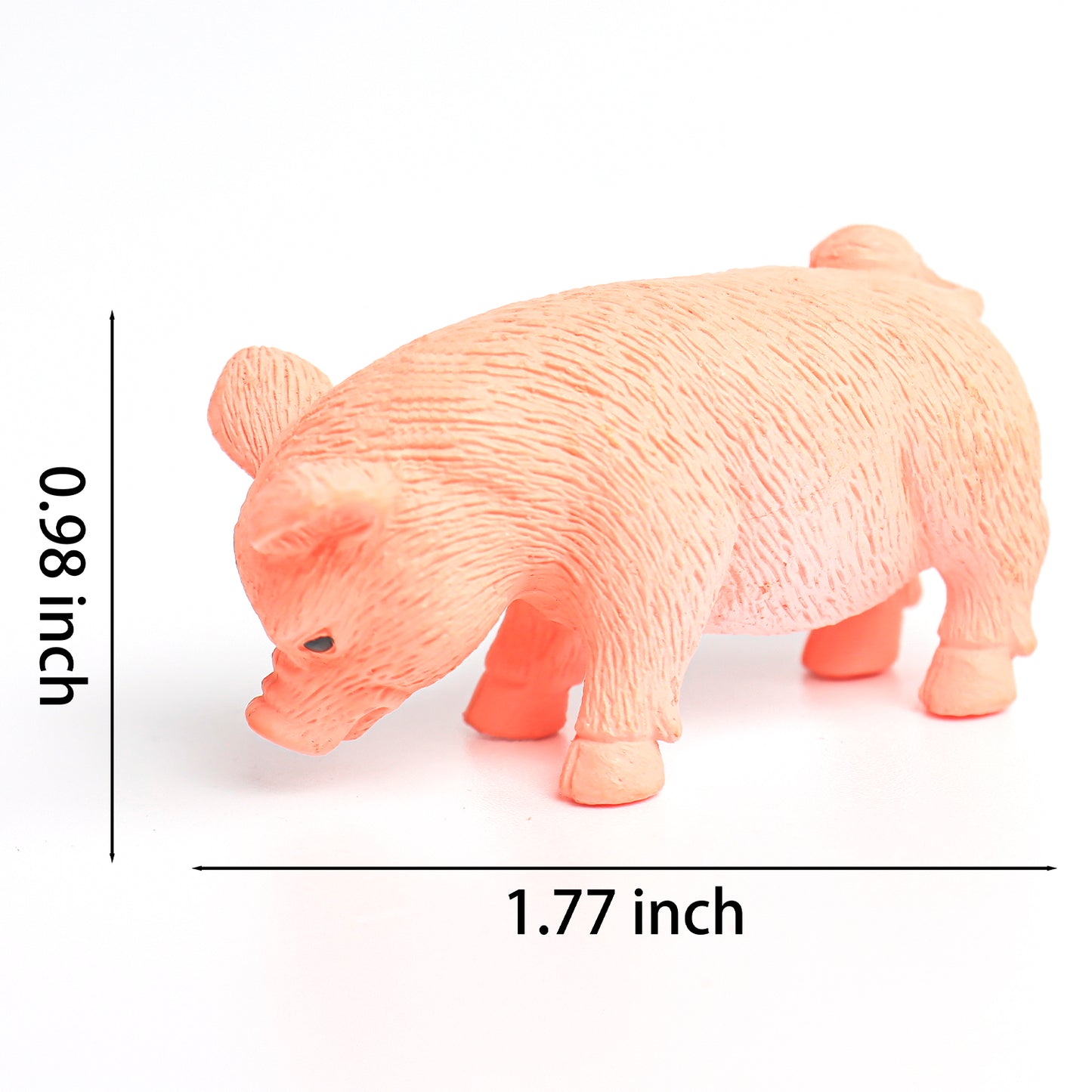 pamonrueer 15 Pcs Farm Pig Animals Figurine Realistic Pig Set Figure Plastic Farm Animal Model for Cake Topper Table Decoration Party Favor Birthday Gifts